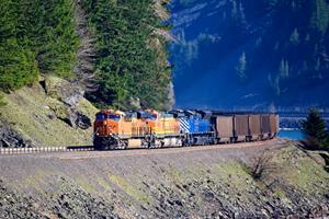 BNSF Coal in the Columbia River