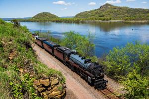 Photograph of a trains